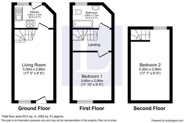 West Row, Darley Abbey, Derby floorplan