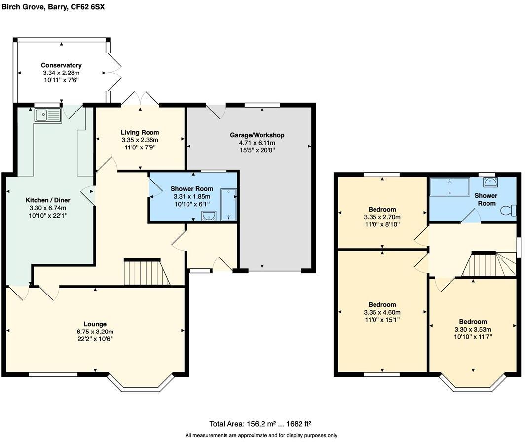 Birch Grove, Barry floorplan