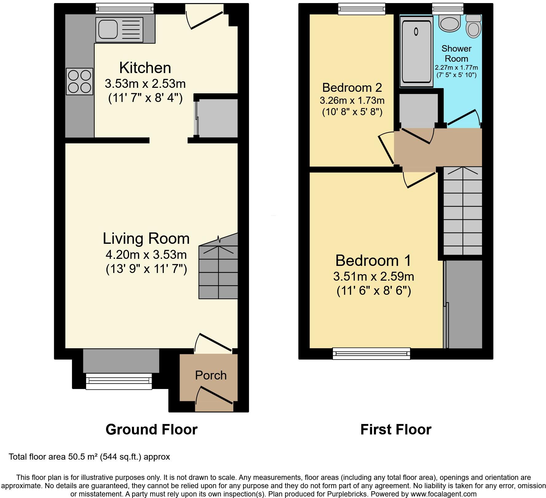 18, Farm Road, Buckley, CH7 floorplan