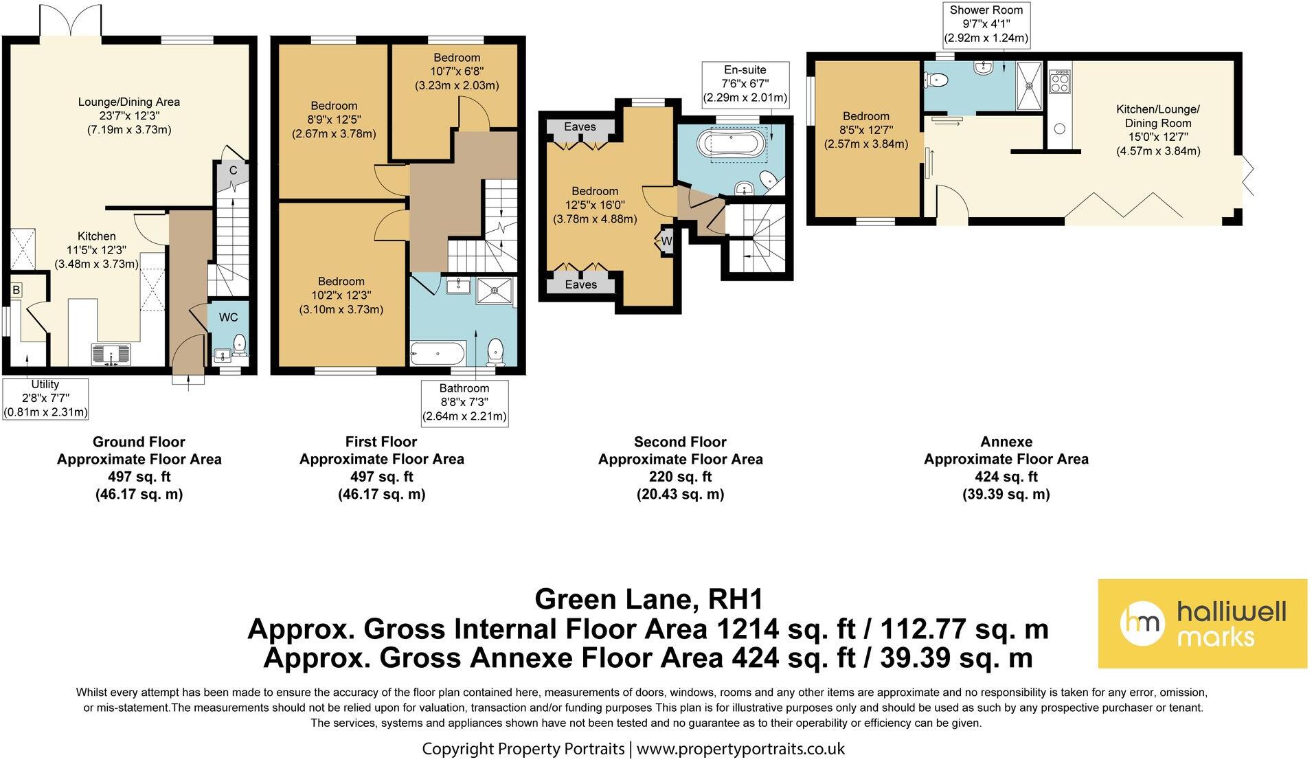White Bushes, Redhill, RH1 floorplan