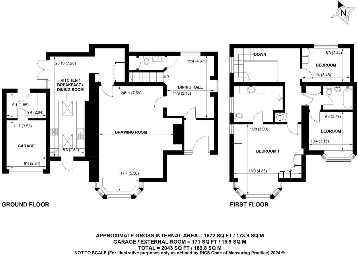 Castle Lane, Steyning, BN44 3GA floorplan