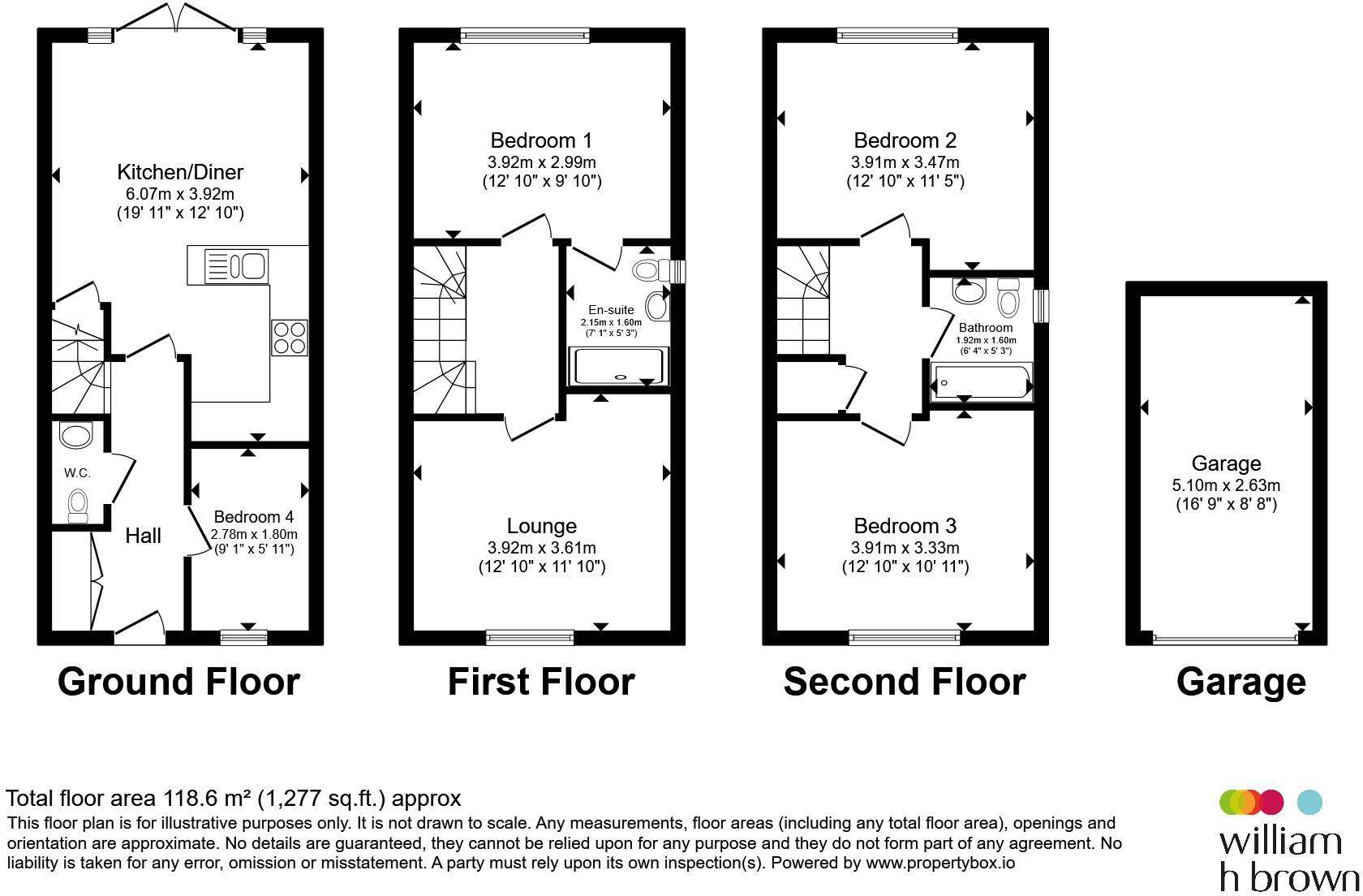 Hunters Road, Fernwood, Newark floorplan