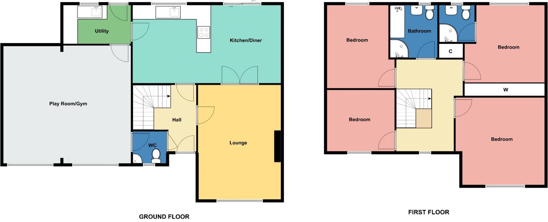 1, Warren Hill, Faugh floorplan