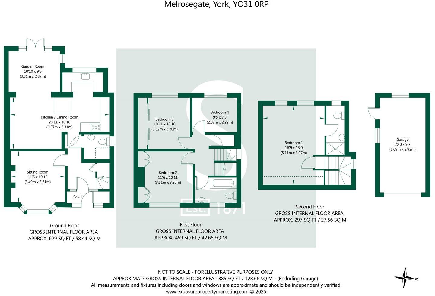 Melrosegate, York floorplan