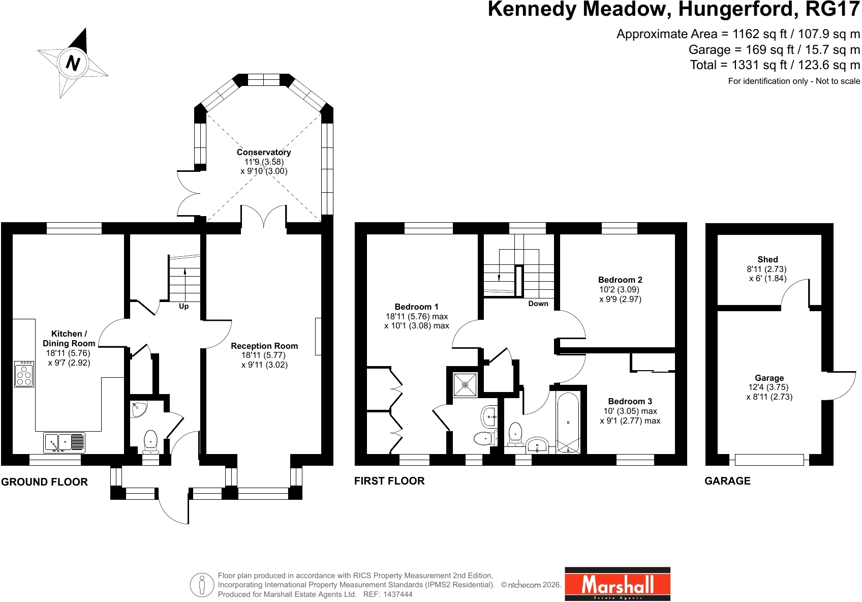 Kennedy Meadow, Hungerford floorplan