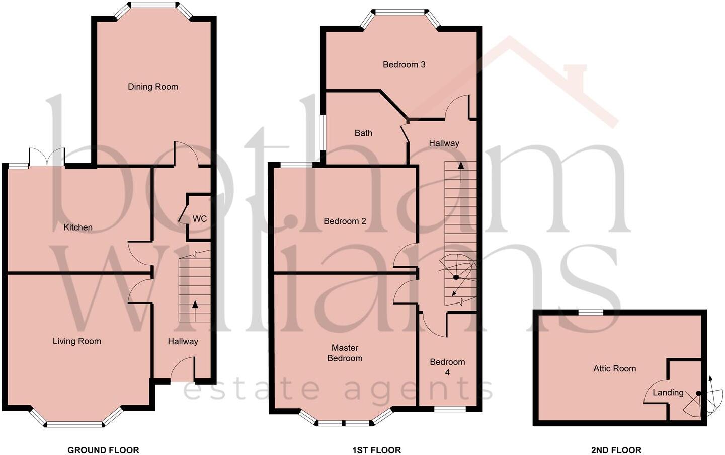 Gladstone Road, Barry floorplan
