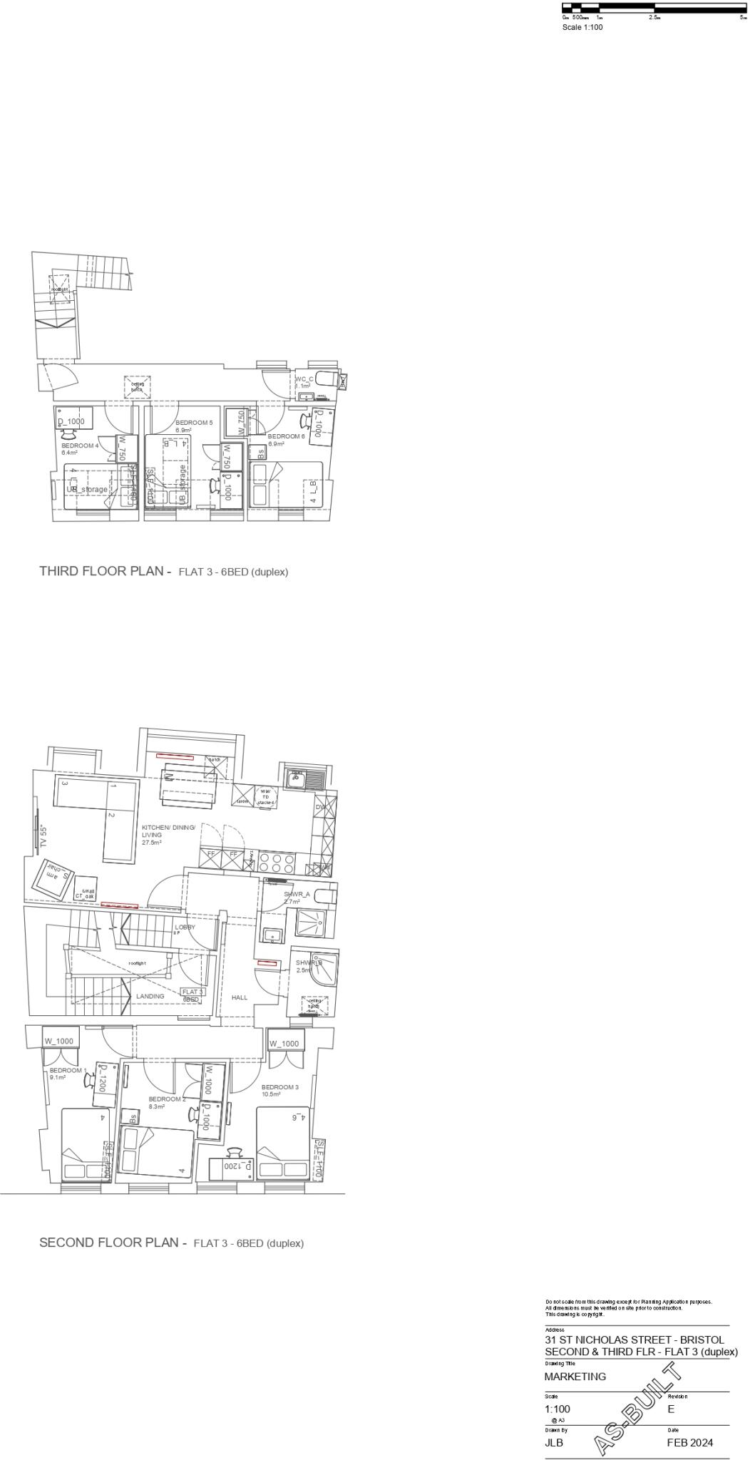Flat 3, 31, St Nicholas Street BS1 1TP floorplan