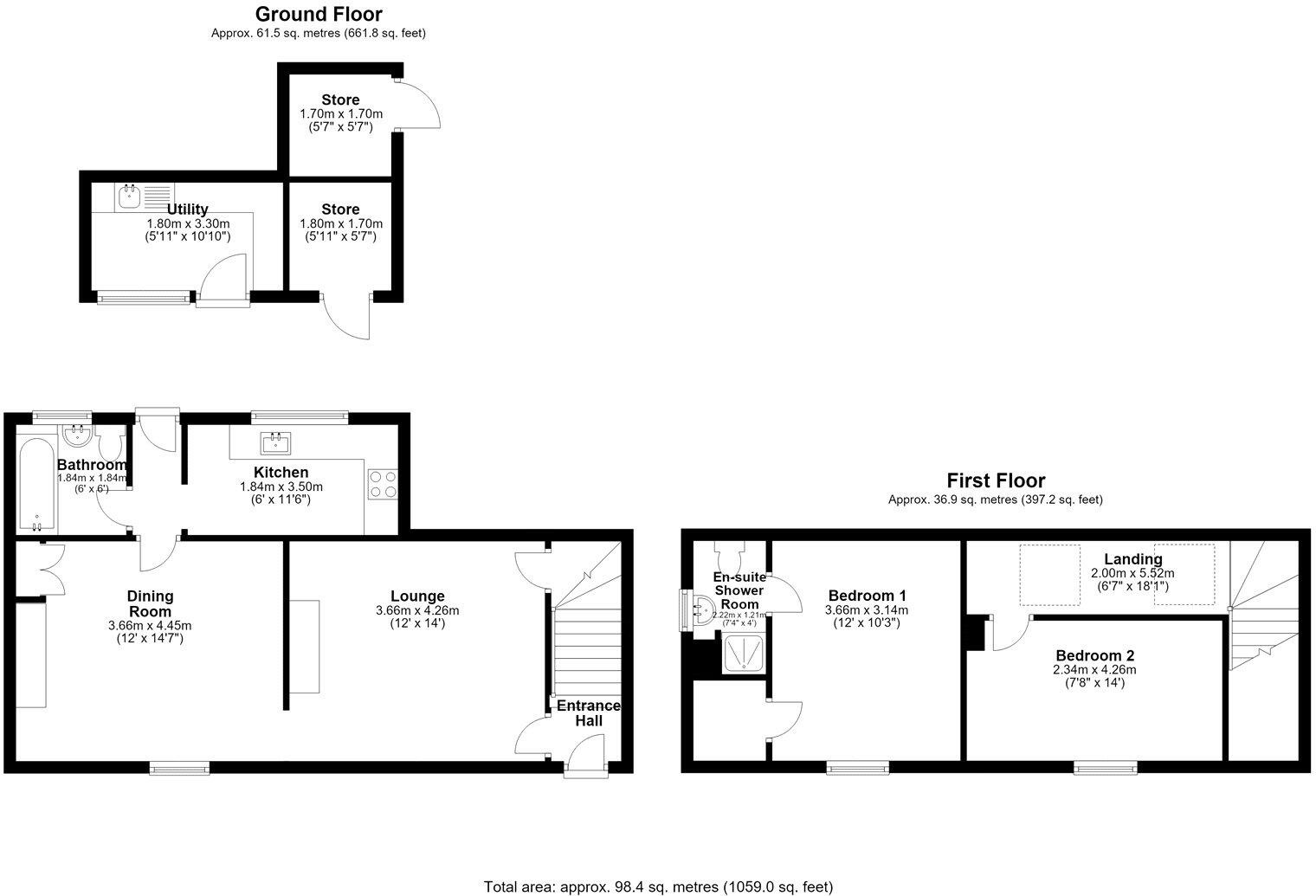 Westgate, Ruskington, Sleaford, Lincolnshire, NG34 floorplan