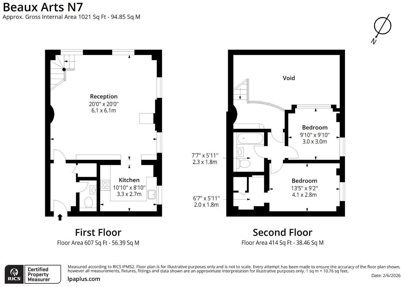 Manor Gardens, Holloway, London, N7 floorplan
