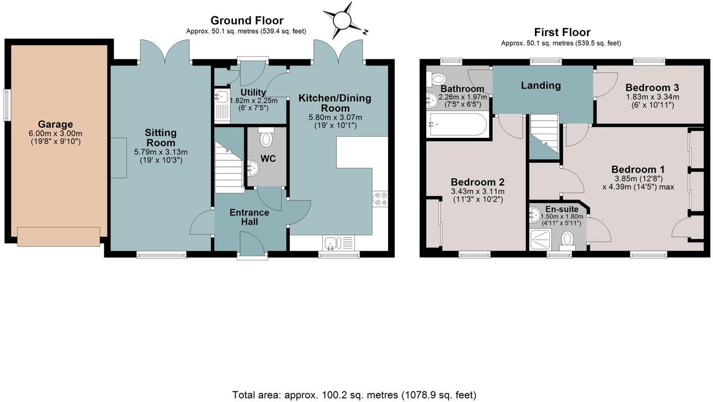 12, Home Field, West Alvington, Kingsbridge floorplan