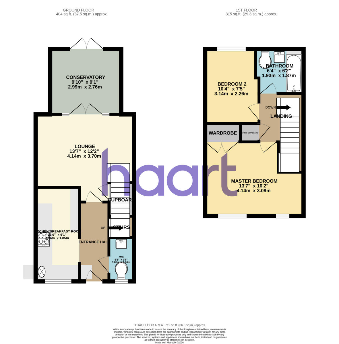Masefield Mews, Dereham floorplan