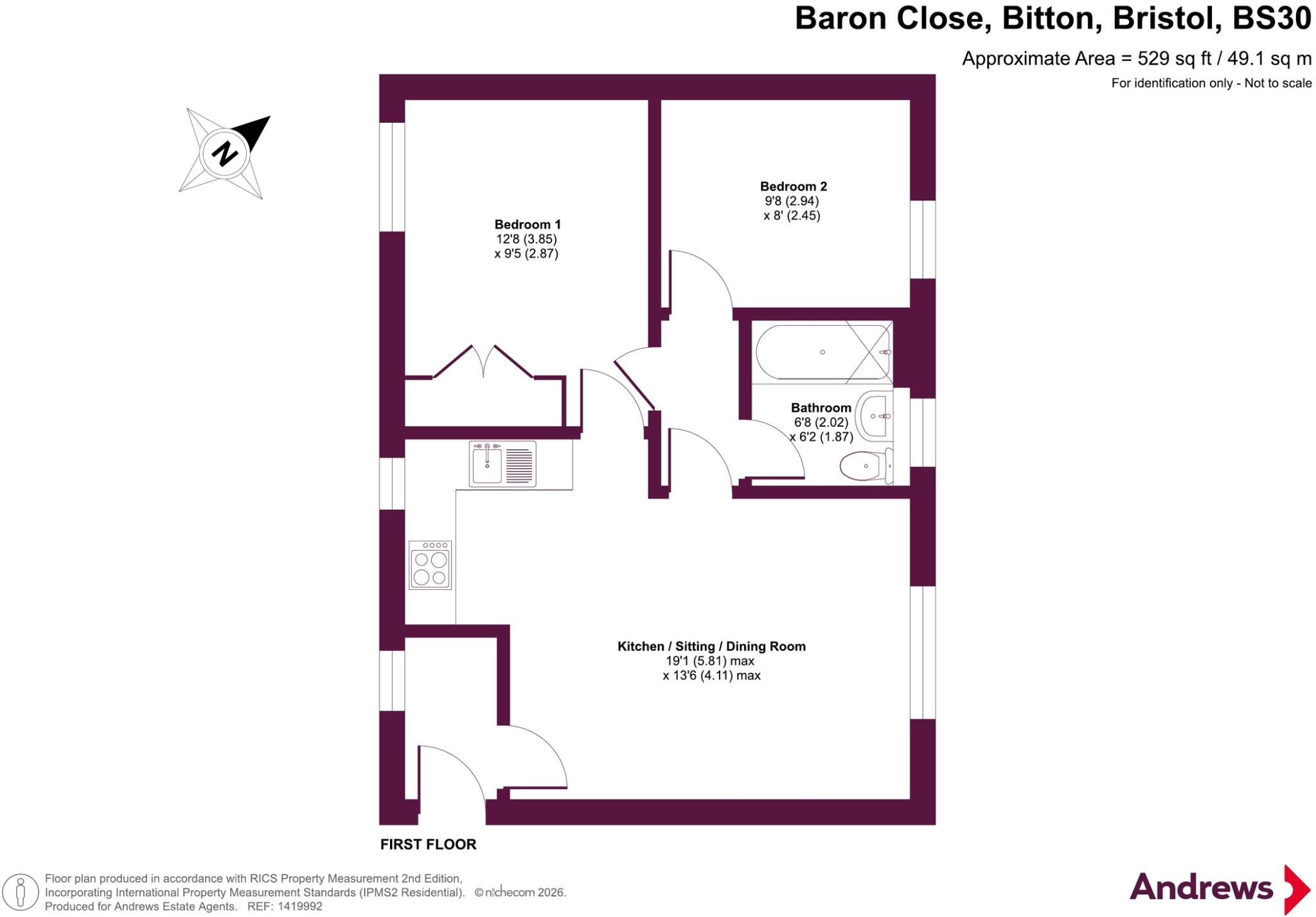 Baron Close, Bitton, Bristol, Gloucestershire, BS30 floorplan