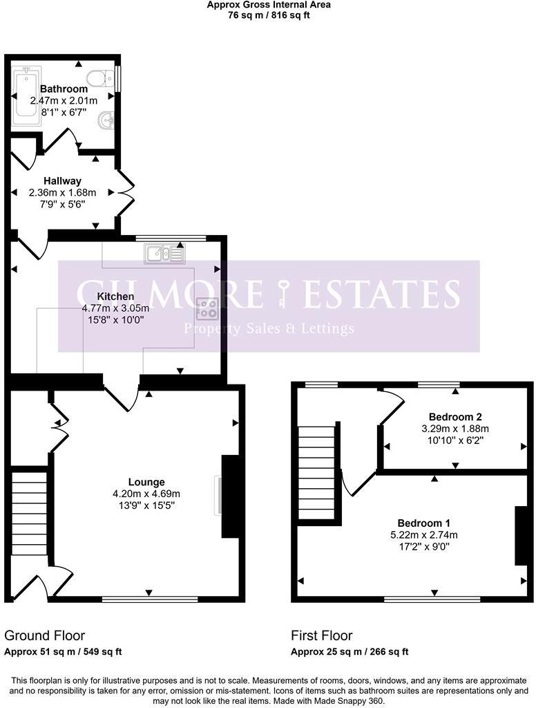 15, Leaburn Terrace, Prudhoe floorplan