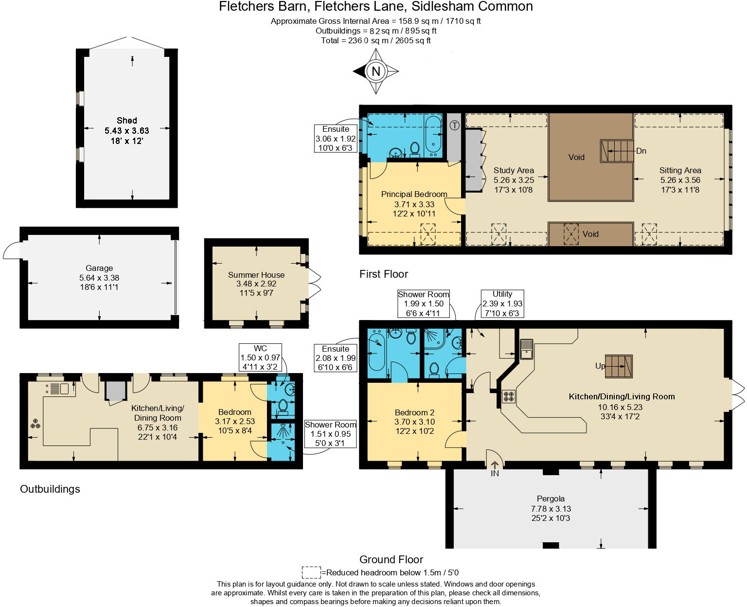 Fletchers Barn, Fletchers Lane, Sidlesham, West Sussex floorplan
