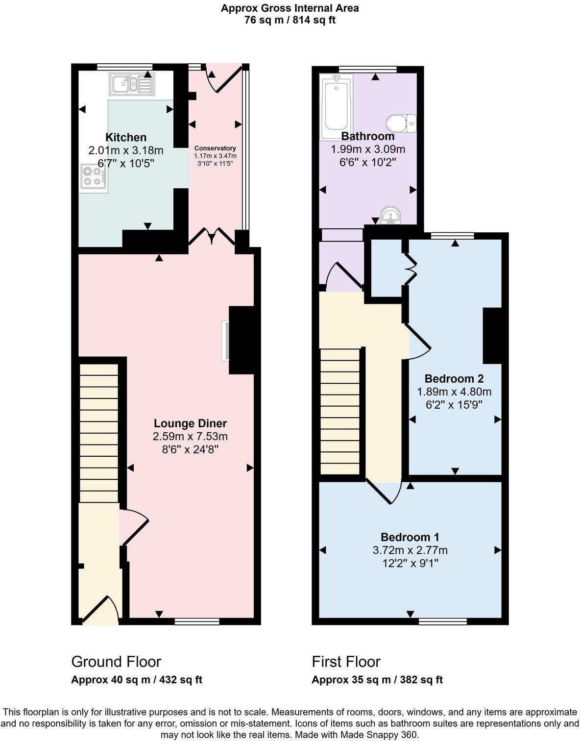 Hall Park View, Workington, CA14 4AG floorplan