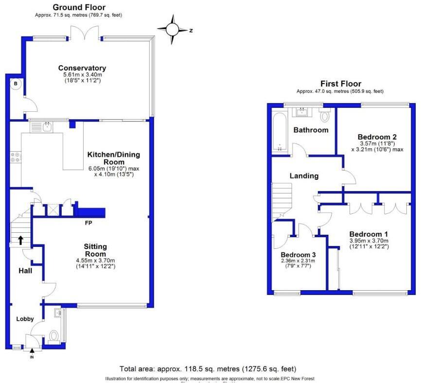 St Georges Close, Highcliffe On Sea floorplan