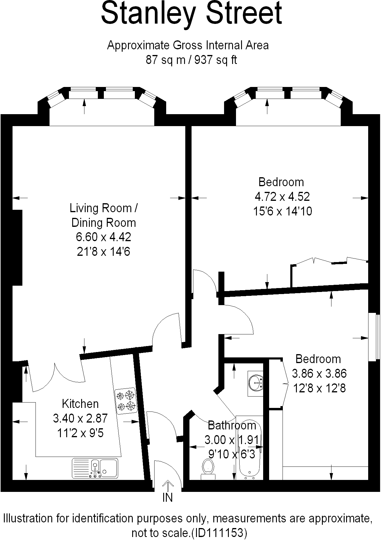 Stanley Street, Southsea, PO5 floorplan