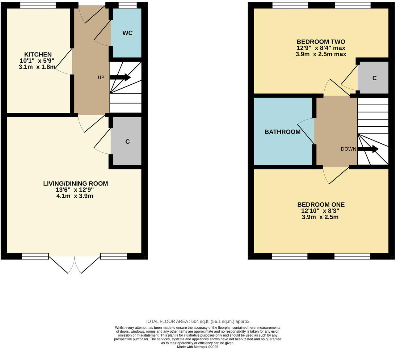 Bronte Grove, East Leake floorplan
