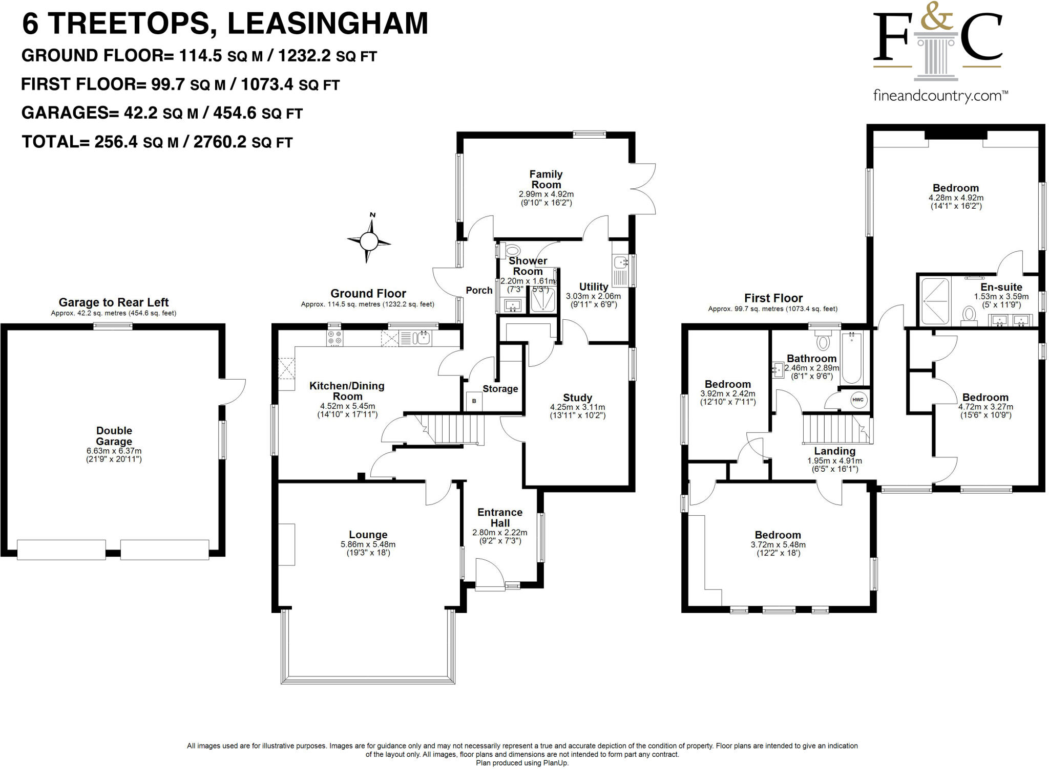 Tree Tops, 6 Rookery Lane, Leasingham, Sleaford, NG34 floorplan