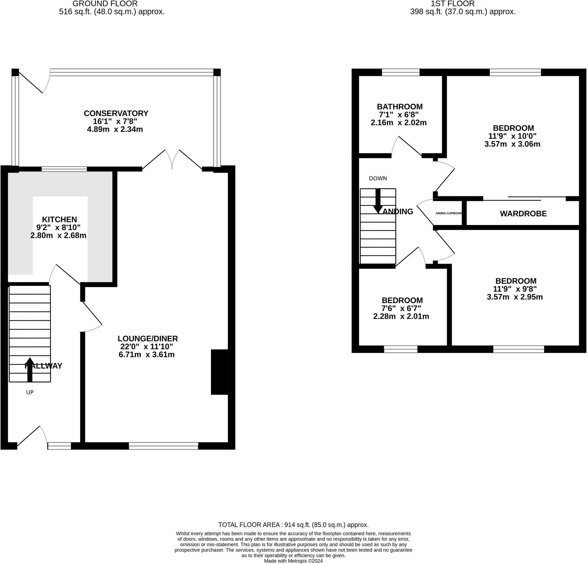Canham Close, Kimpton, Hitchin, Hertfordshire, SG4 floorplan