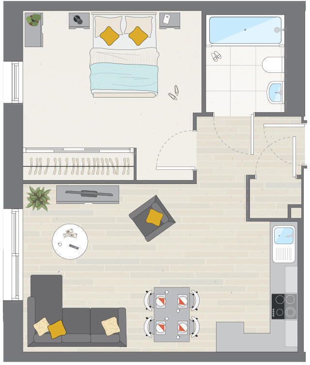 Glasgow Harbour Terraces, Glasgow, Glasgow City floorplan
