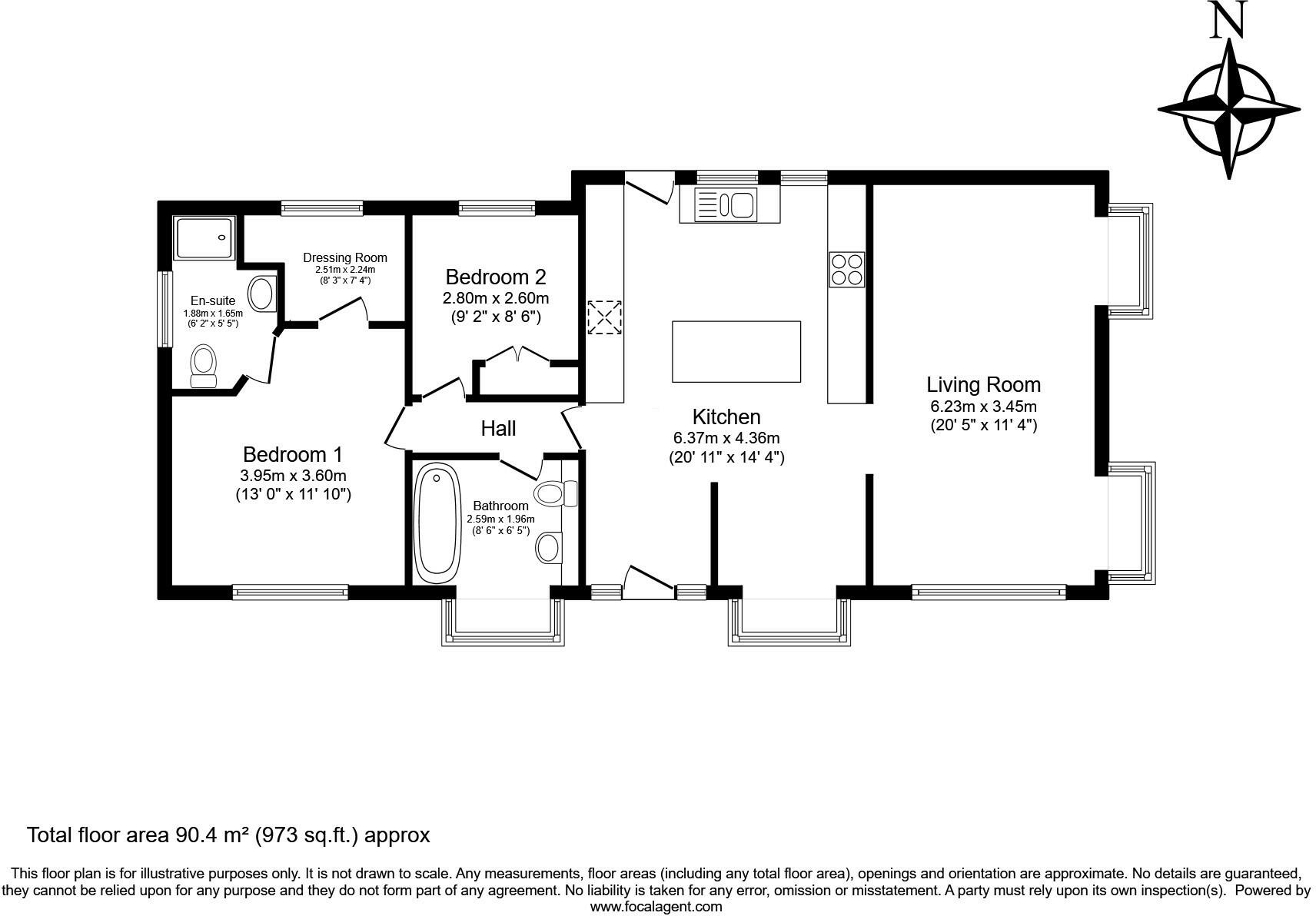 Billingshurst, West Sussex, RH14 floorplan