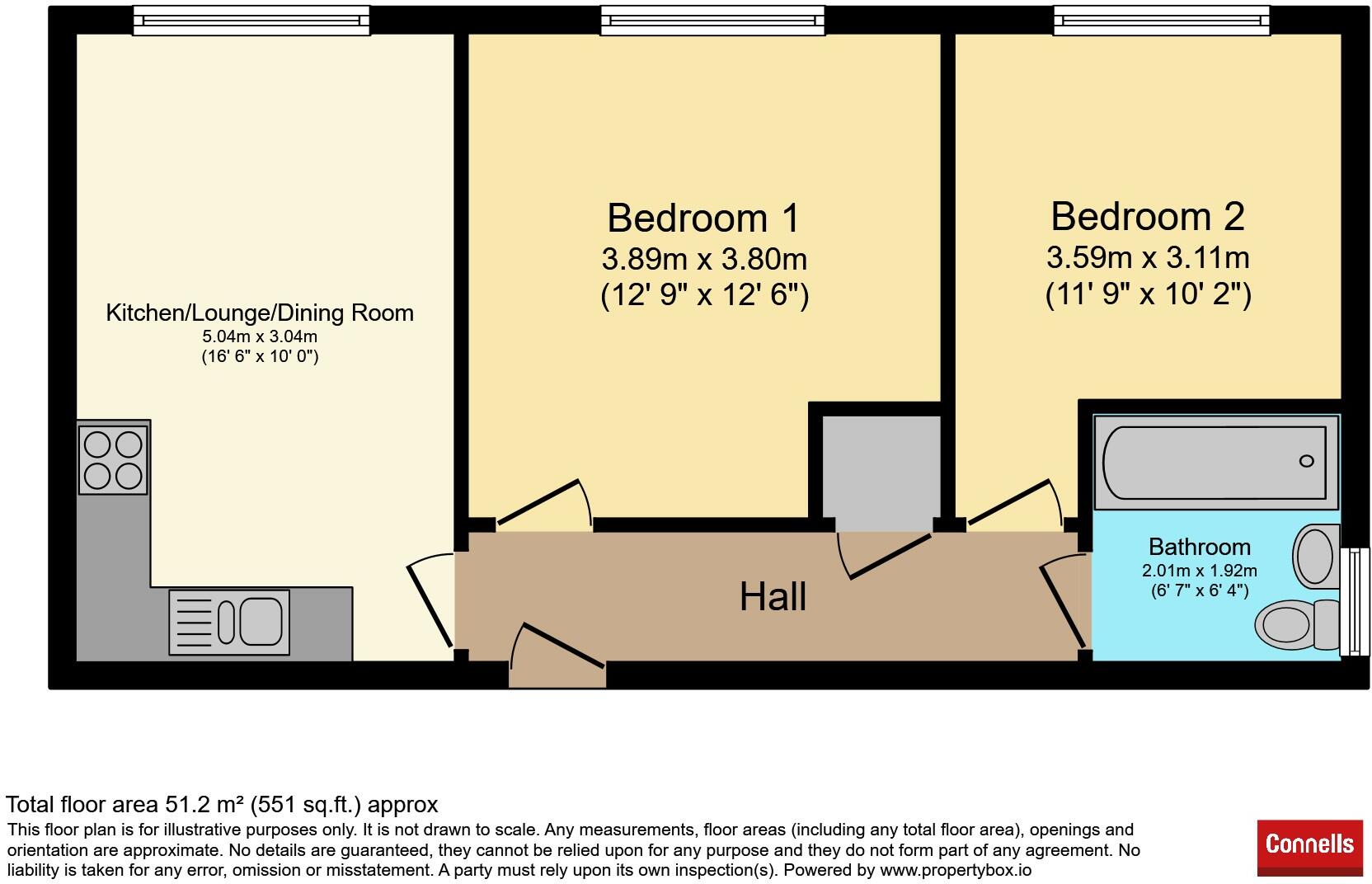 Swingate, Stevenage floorplan