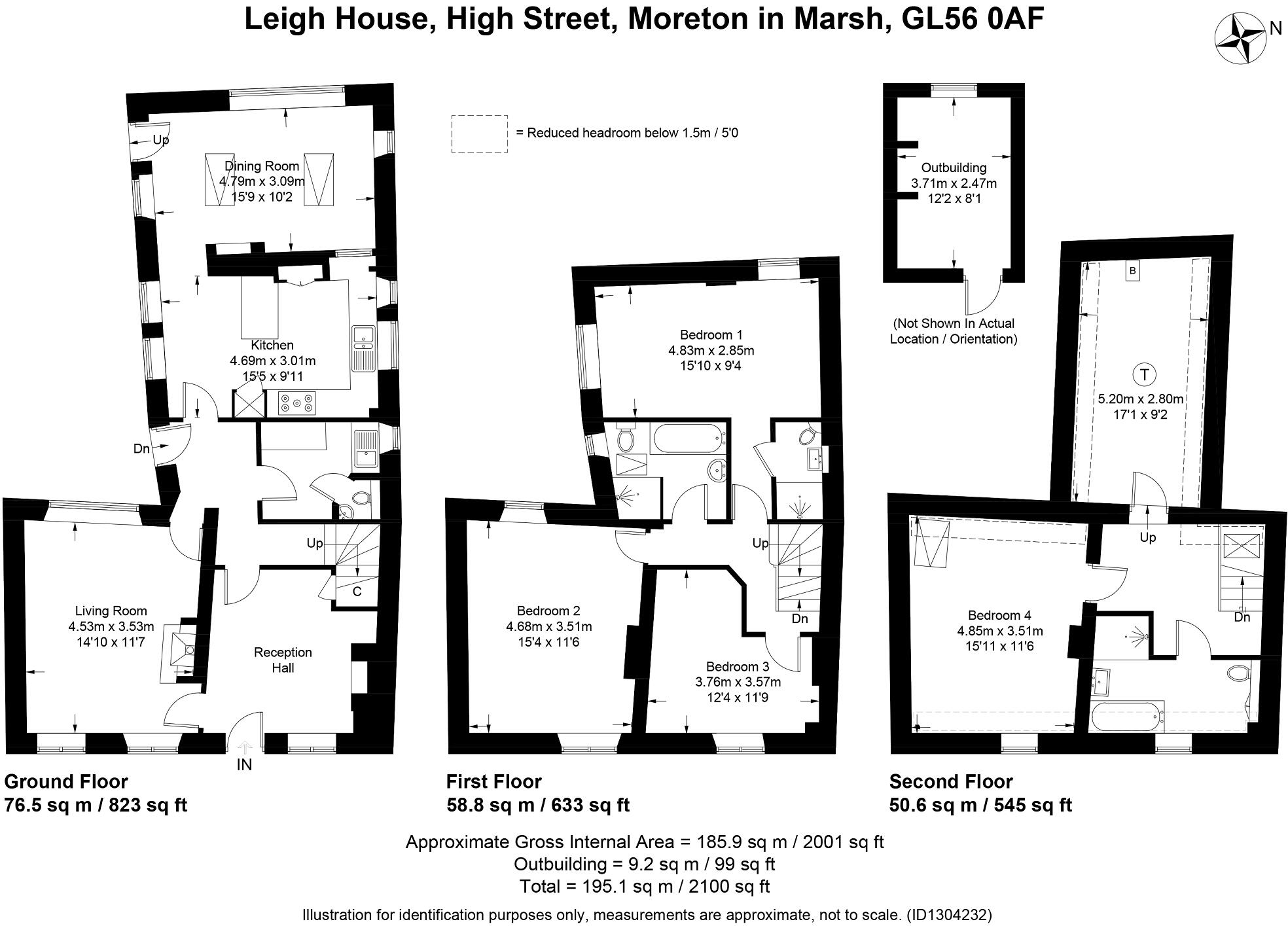 High Street, Moreton-in-Marsh, Gloucestershire. GL56 0AF floorplan
