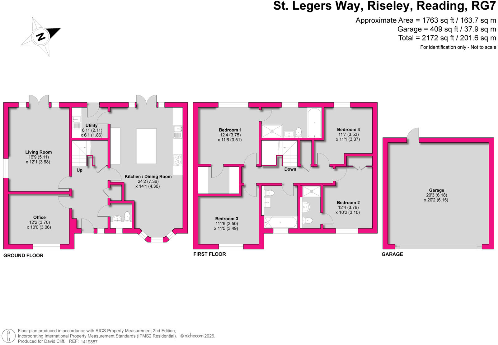 St. Legers Way, Riseley, Reading, Hampshire, RG7 floorplan