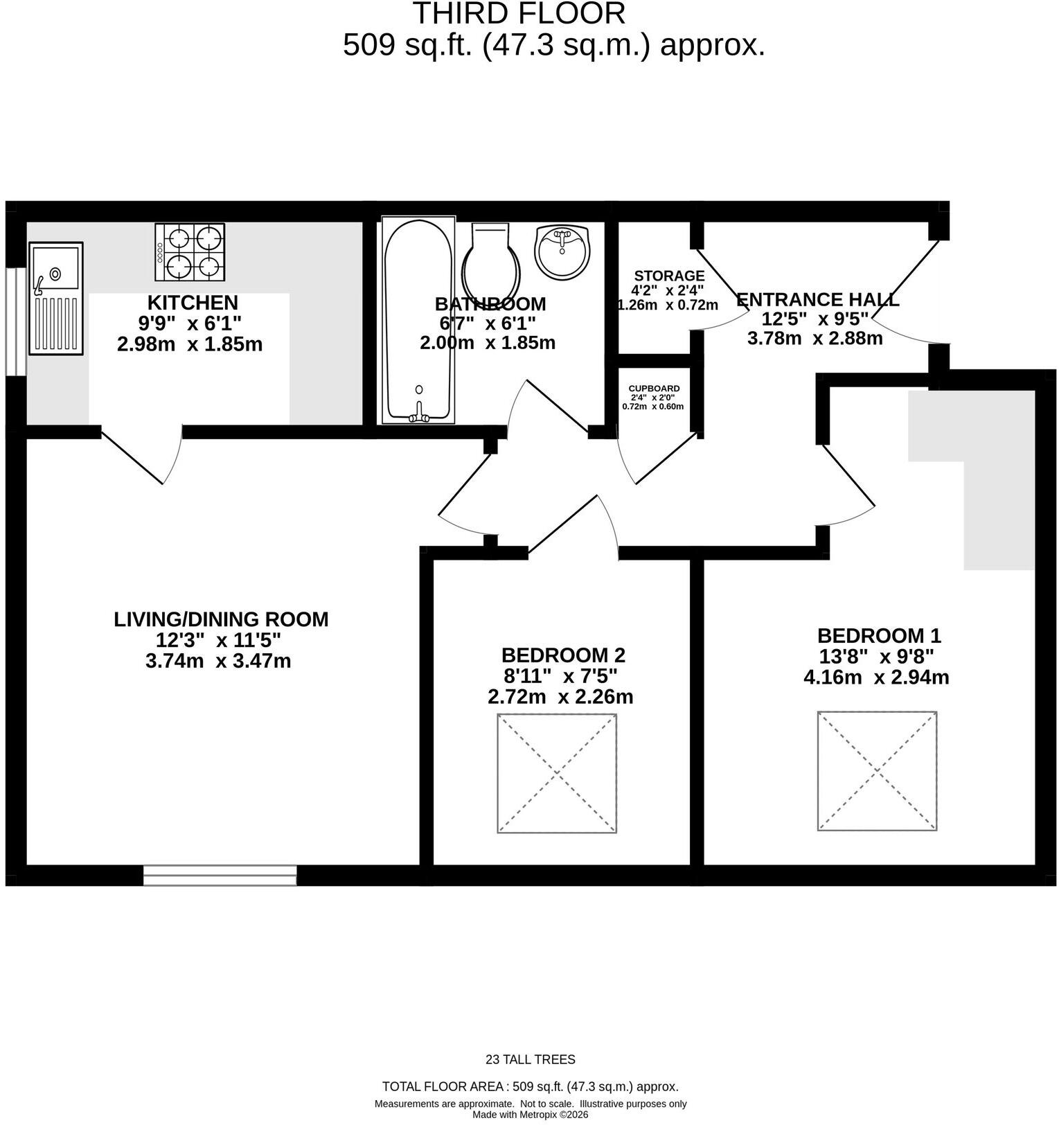 8 Mersey Road, Didsbury, M20 floorplan