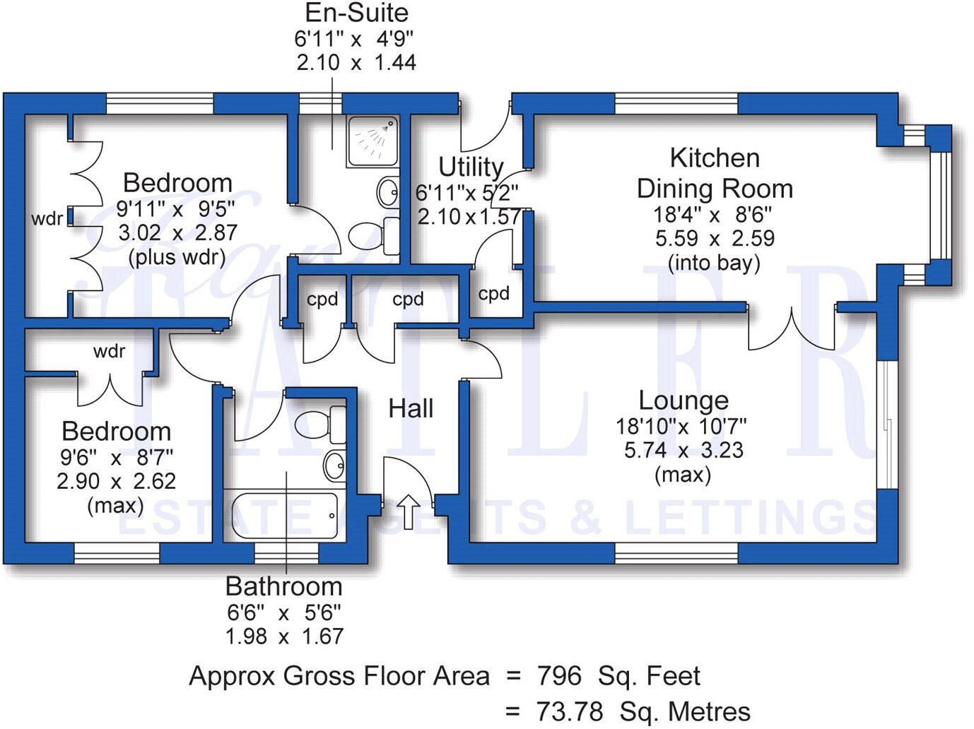 Links View, Meols, Wirral floorplan