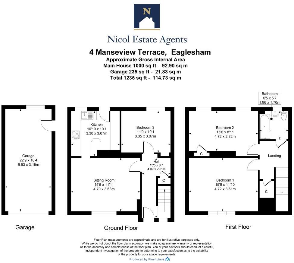 Manseview Terrace, Eaglesham floorplan