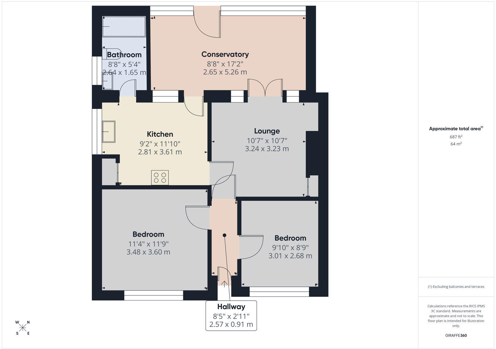 Hargham Road Attleborough NR17 floorplan