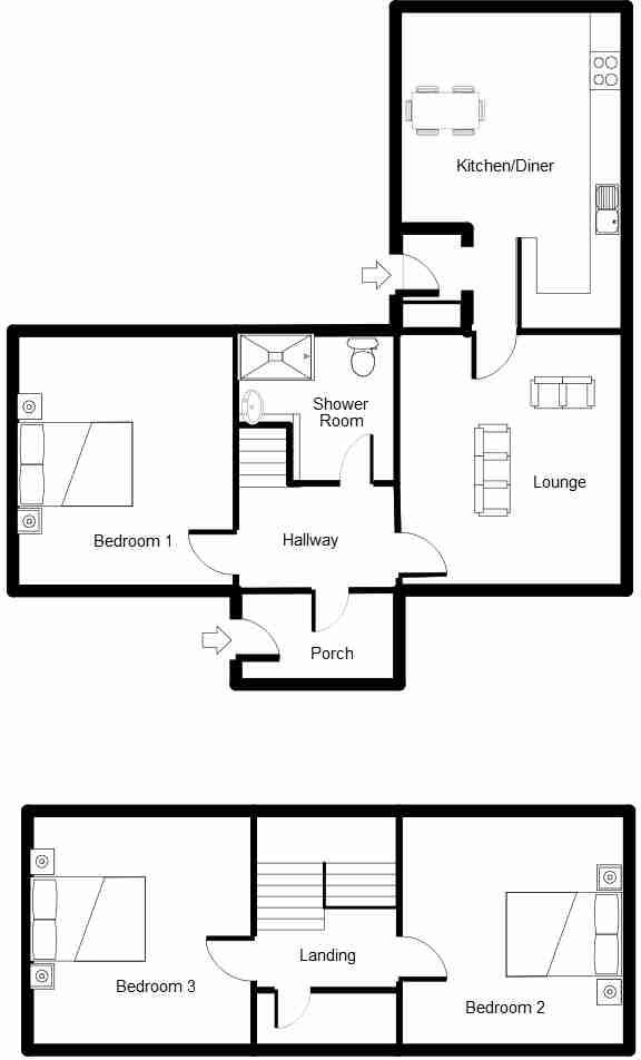 16 Vatisker, Isle Of Lewis, HS2 0JS floorplan