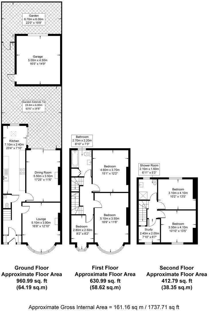 Kingfield Road, London, W5 floorplan