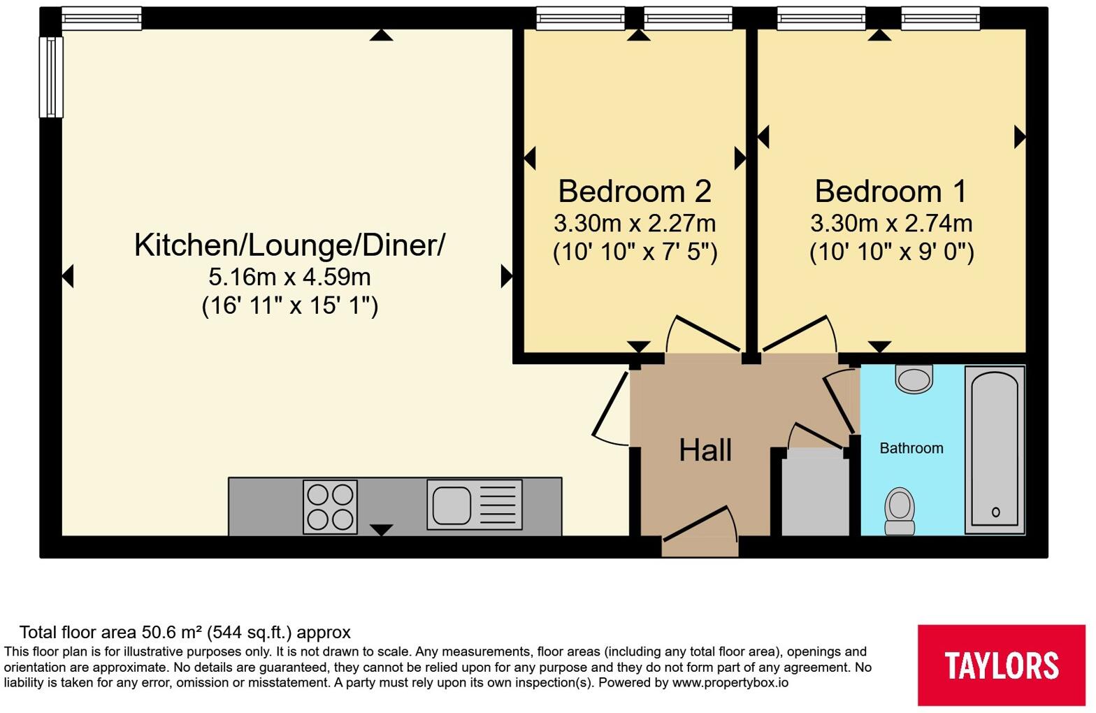 Harpur Street, BEDFORD, Bedfordshire, MK40 floorplan