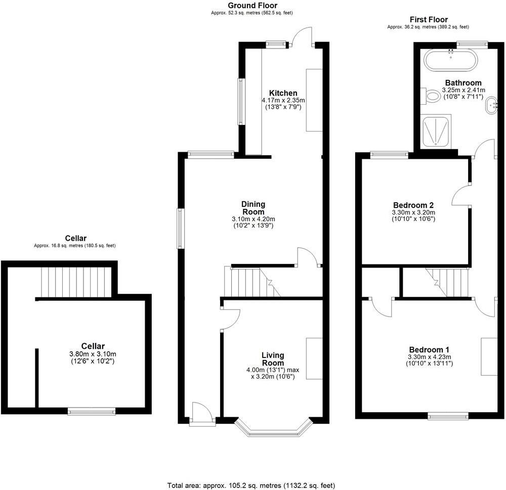 Wood Street, Greenfields, Shrewsbury floorplan