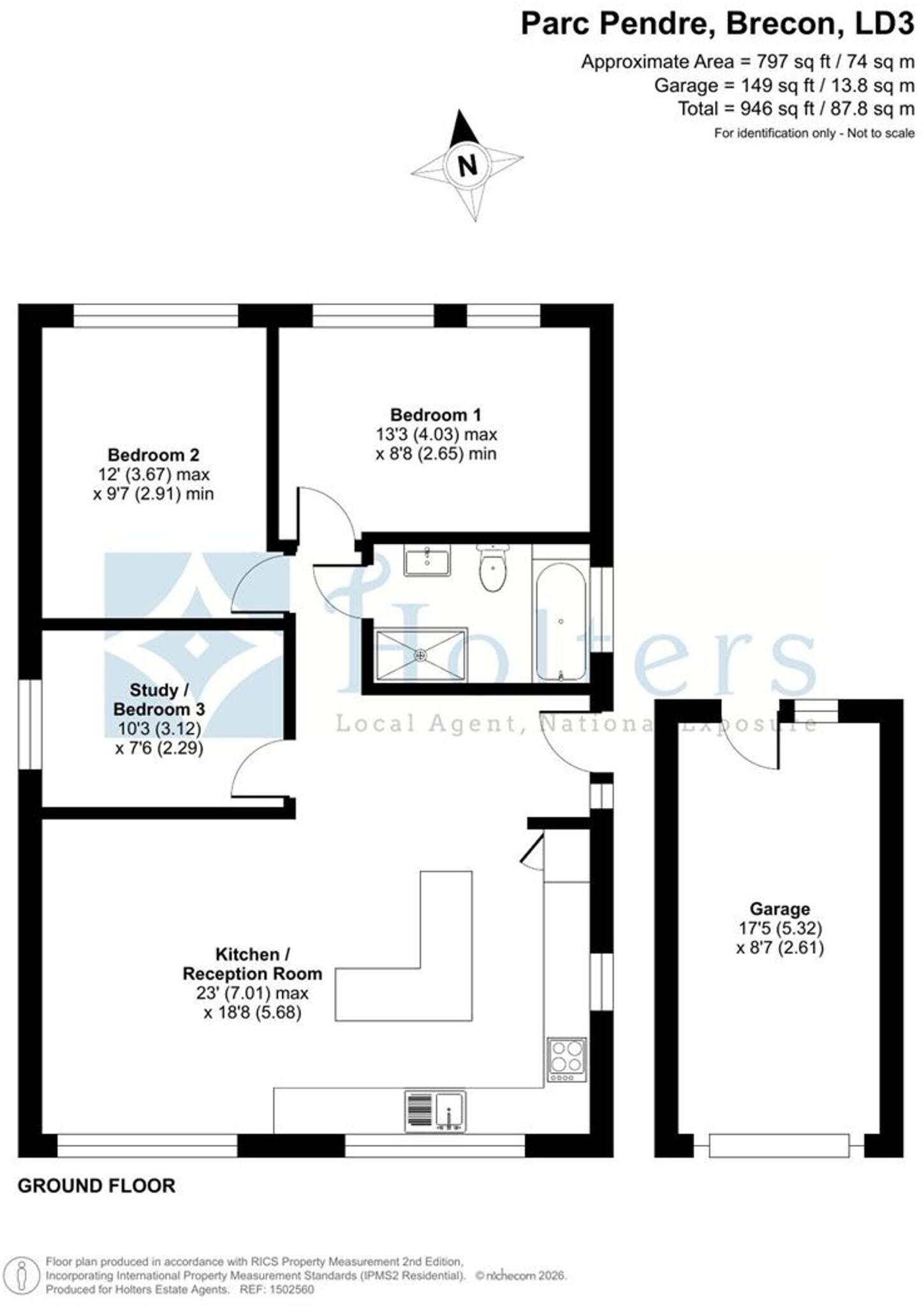 Parc Pendre, Brecon, LD3 floorplan