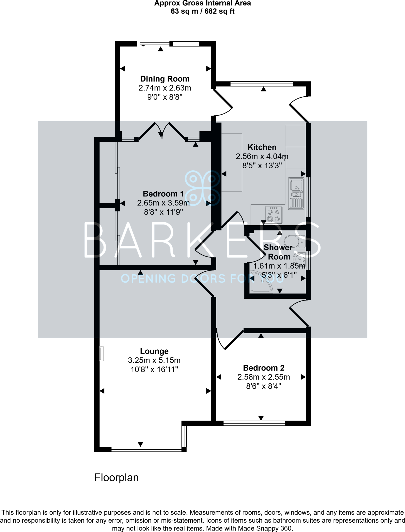 Lyndale Crescent, Heckmondwike floorplan