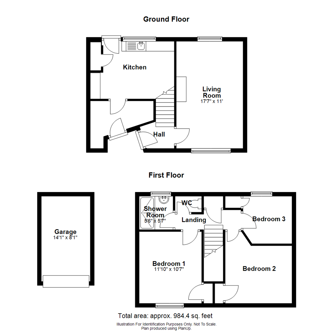19 South Hermitage, Shrewsbury, SY3 7JS floorplan