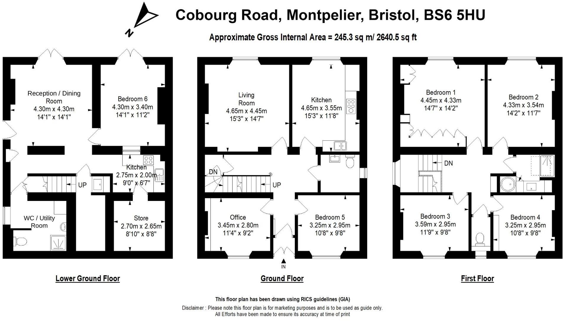 Cobourg Road, Bristol, BS6 floorplan