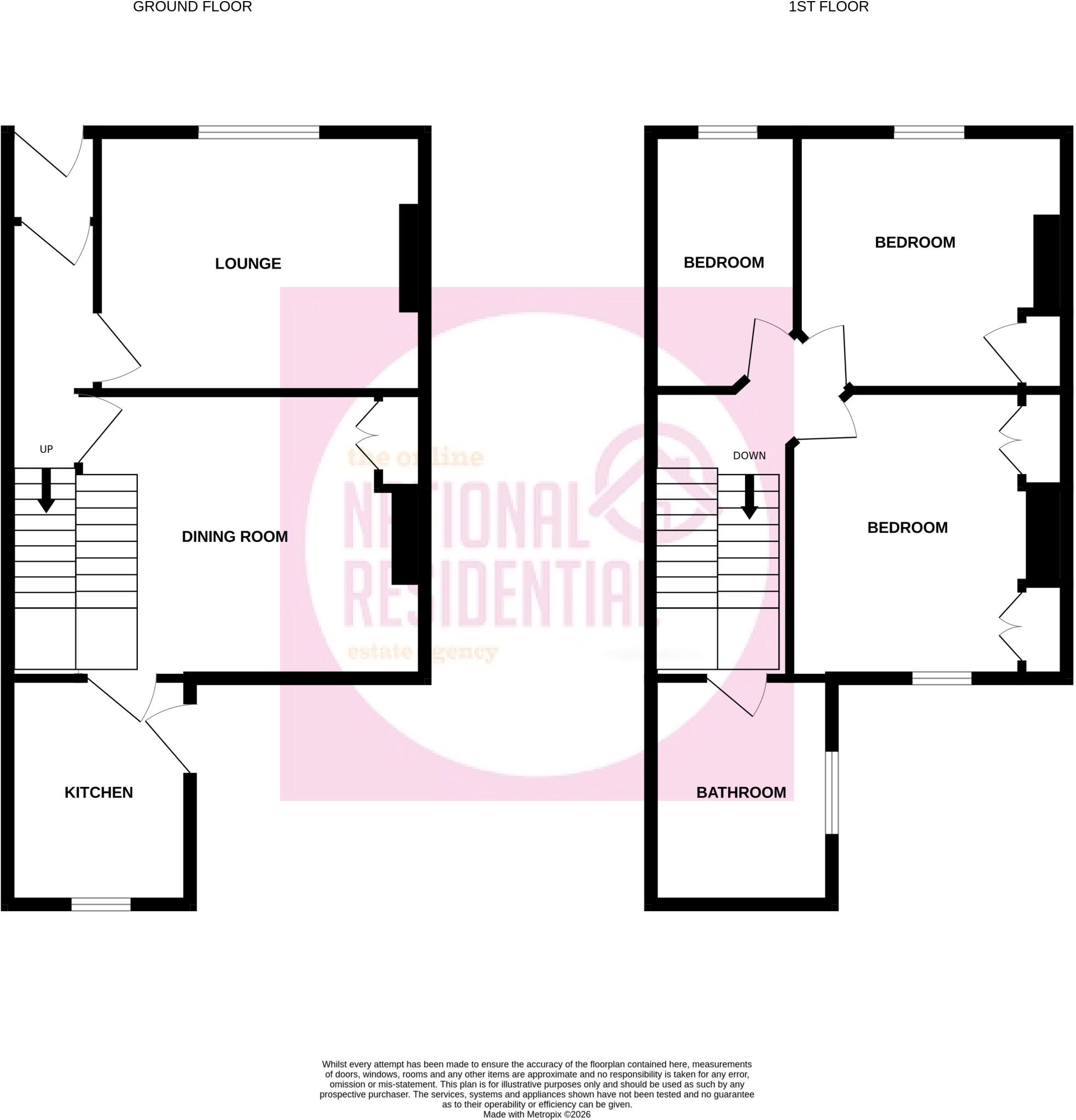 Woodland Road, Bearpark, Durham floorplan
