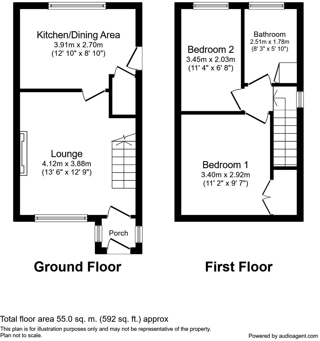 Churchfield, Shevington, Wigan, Greater Manchester, WN6 floorplan