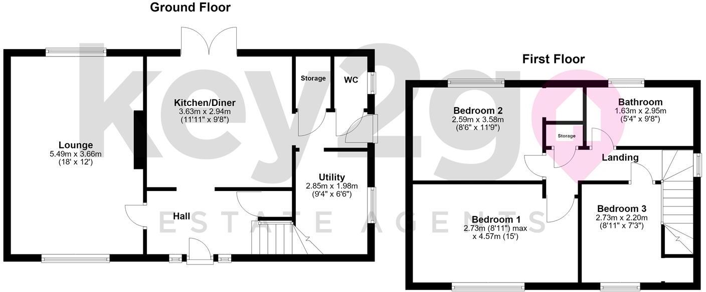 Ravenscroft Avenue, Sheffield, S13 floorplan