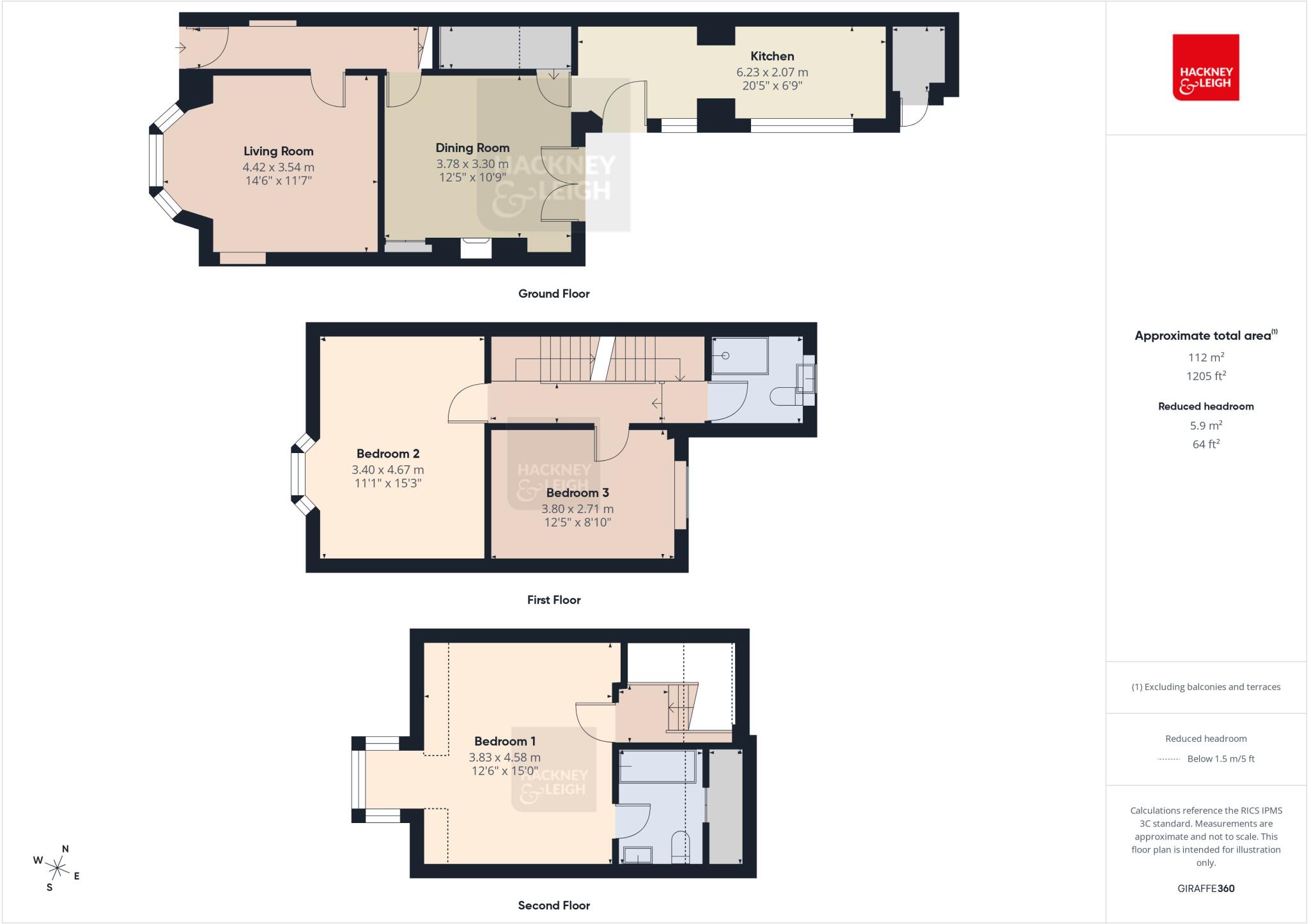 4 Oldfield Road, Windermere, LA23 2AZ floorplan