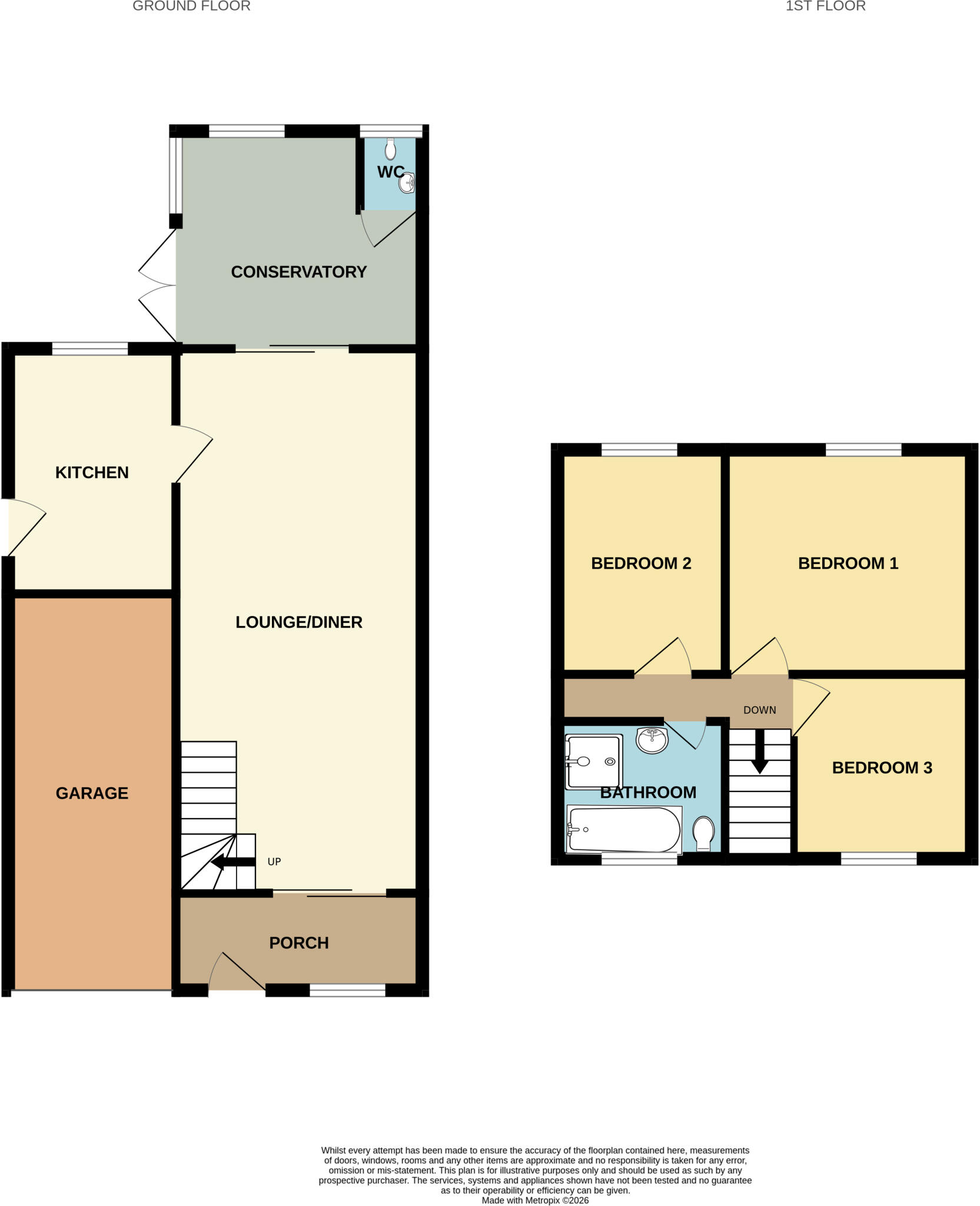 Lakeside Drive, Cannock, WS11 floorplan