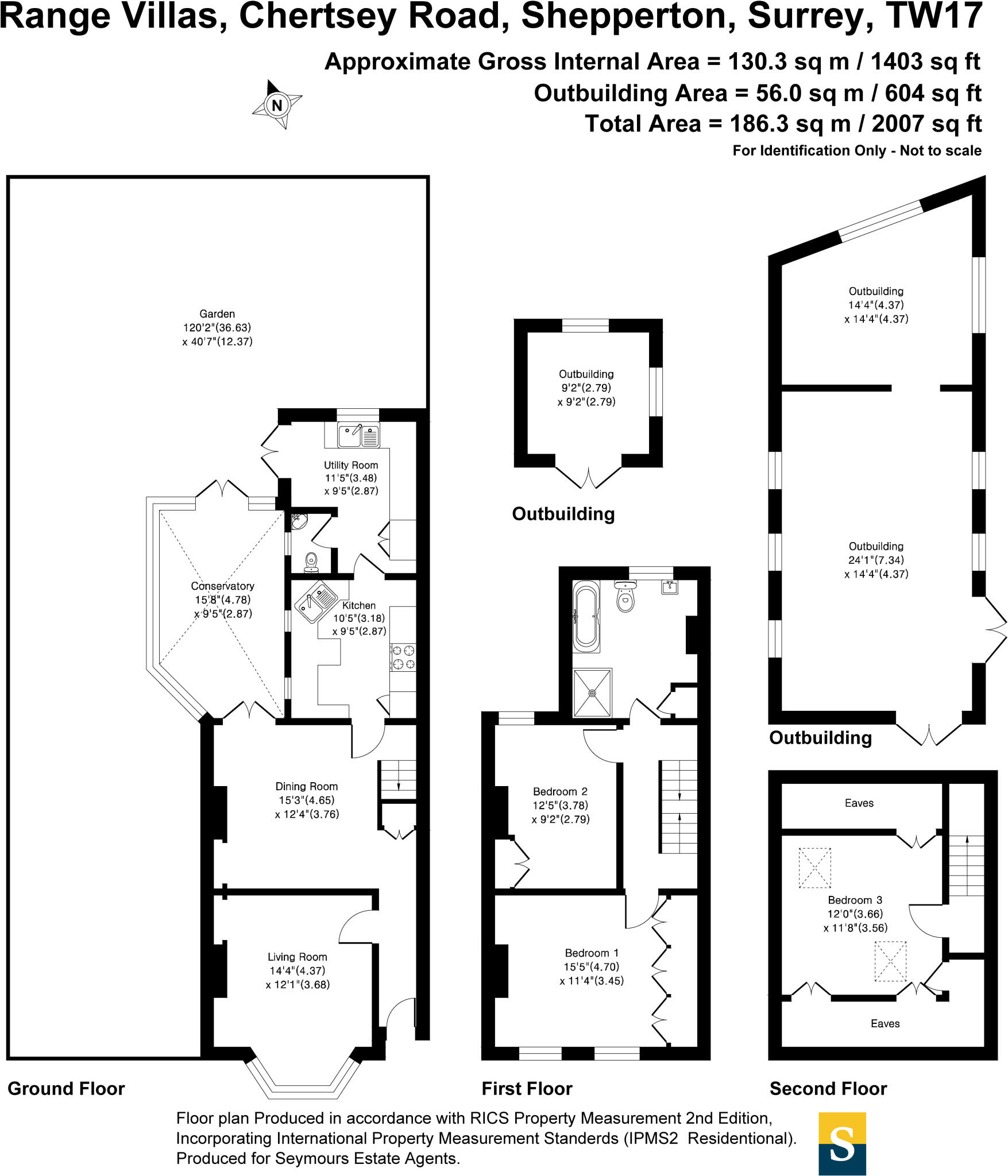 Chertsey Road, Shepperton, Surrey, TW17 floorplan