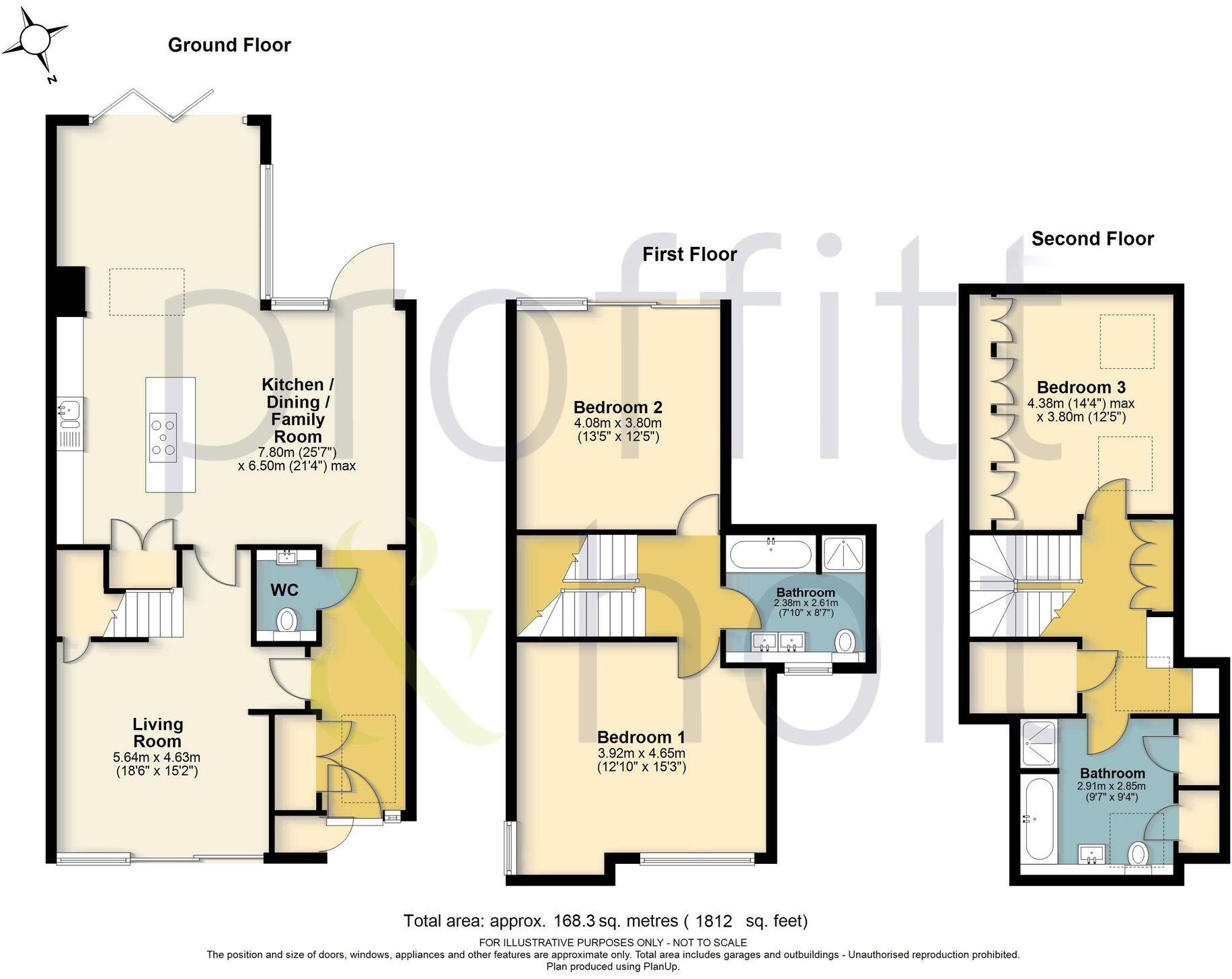 Woodside Mews Watford WD25 floorplan