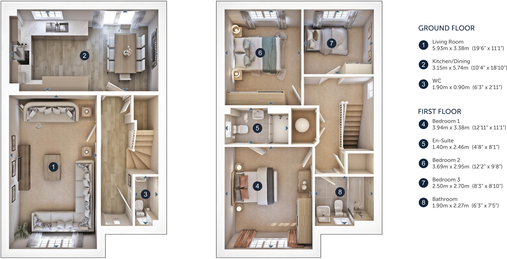 46 Martley Fields, Martley, Worcester, Worcestershire, WR6 floorplan