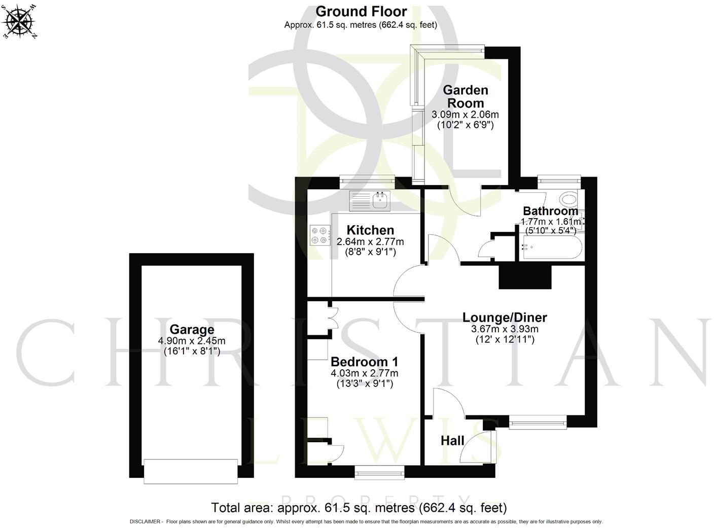 St. Peters Close, Evesham floorplan